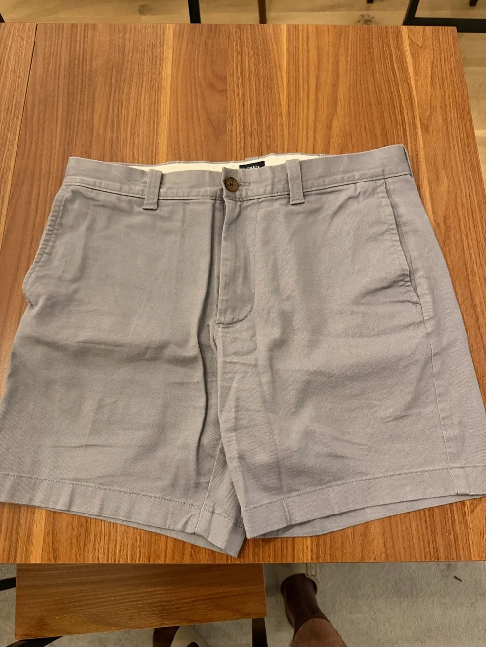 J. Crew Light Gray Flat Front Men's Shorts